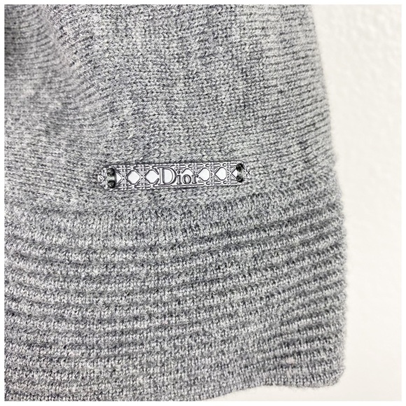 Christian Dior Gray Ribbed Dress - 4T - Picture 6 of 8